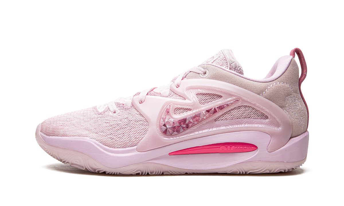 Overkicks - Nike KD 15 Aunt Pearl (DQ3851-600/DQ3852-600) - vista lateral