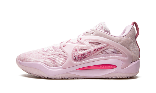 Overkicks - Nike KD 15 Aunt Pearl (DQ3851-600/DQ3852-600) - vista lateral