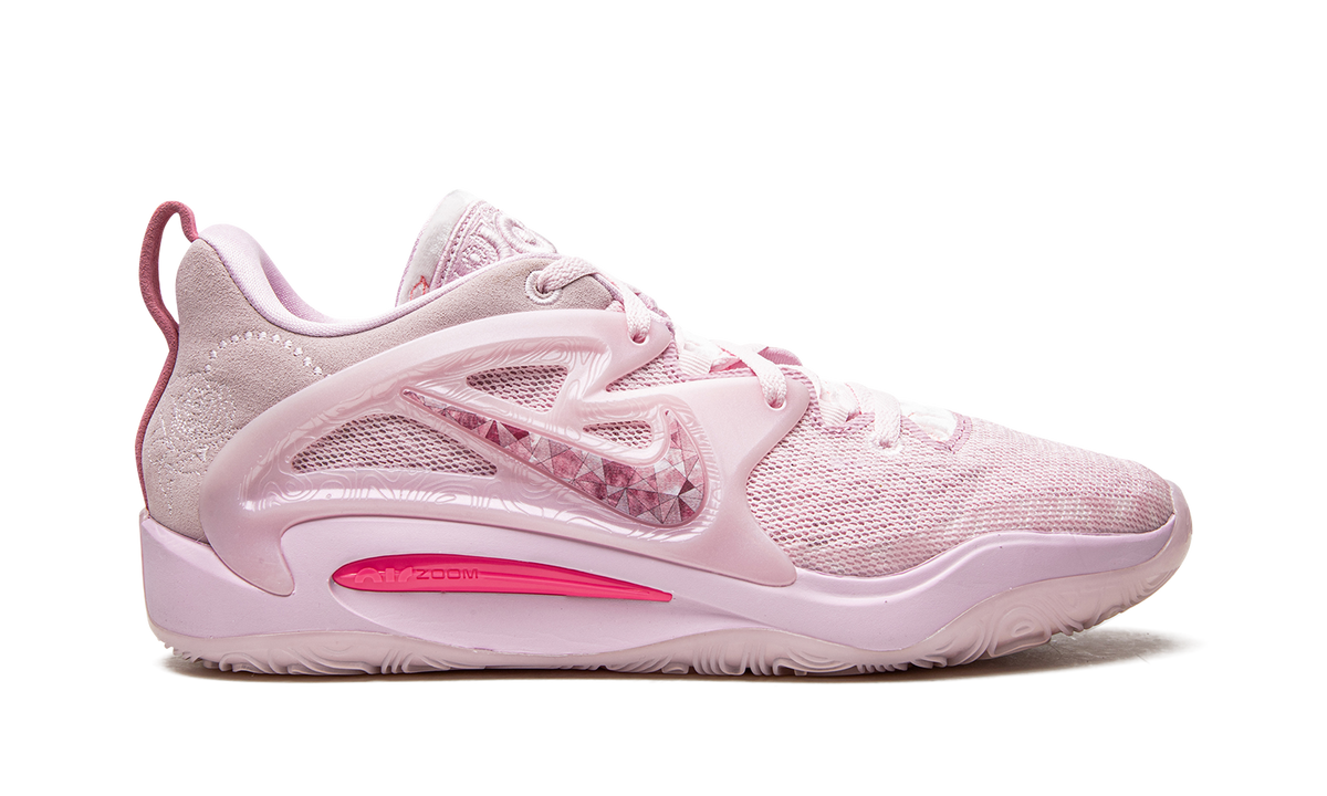 Overkicks - Nike KD 15 Aunt Pearl (DQ3851-600/DQ3852-600) - detalle talon