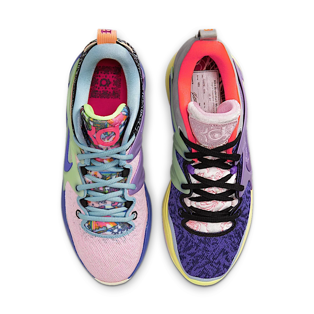 Overkicks - Nike KD 15 What The (FN8011-500/FN8010-500) - par completo