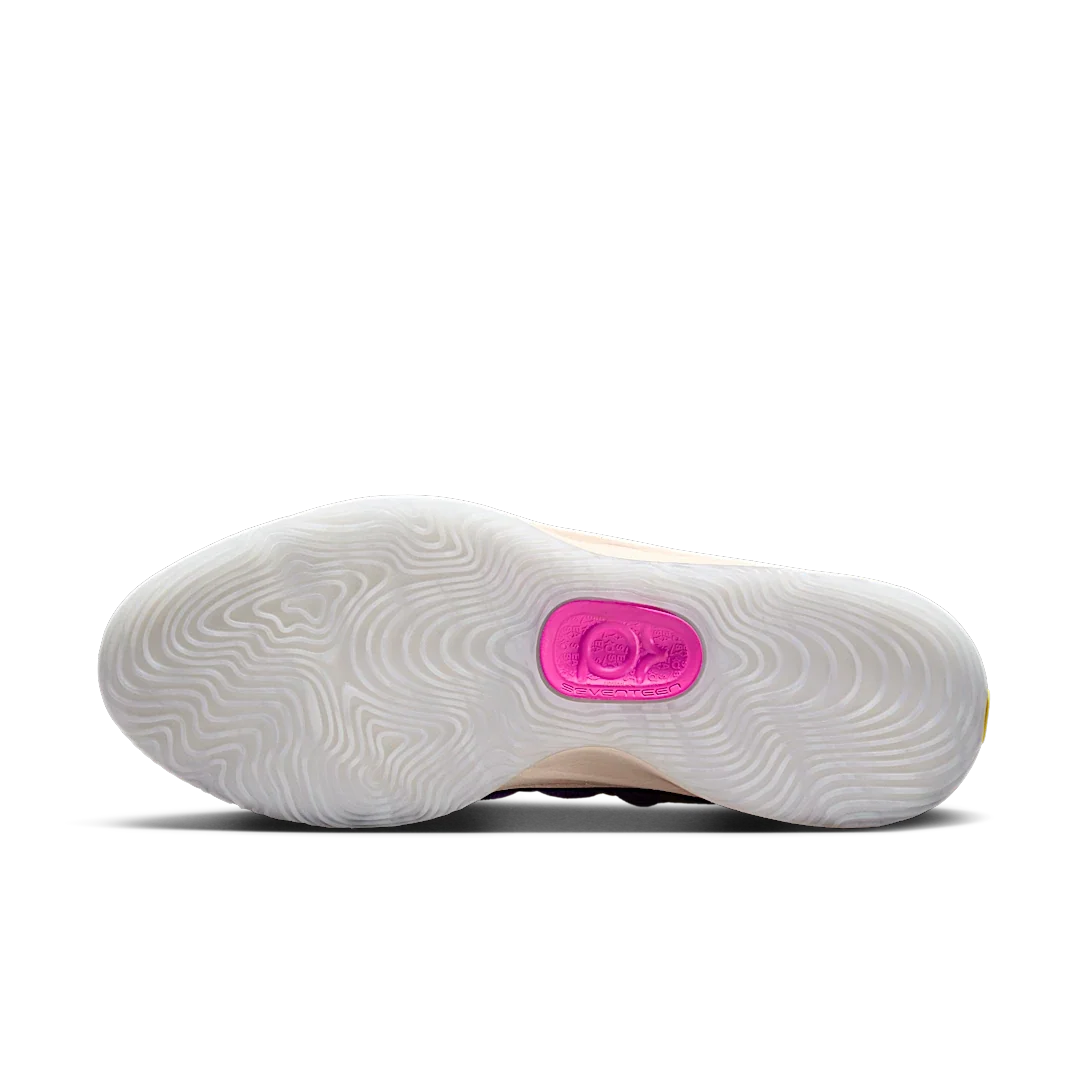 Overkicks - Nike KD 17 Travel Ball (FJ9487-400/FJ9488-400) - detalle suela