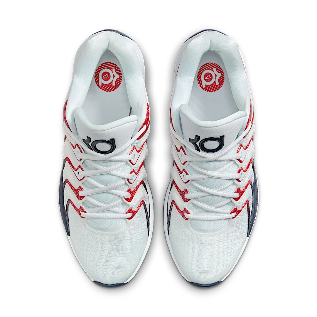 Overkicks - Nike KD 17 USA (FJ9487-101/FJ9488-101) - par completo