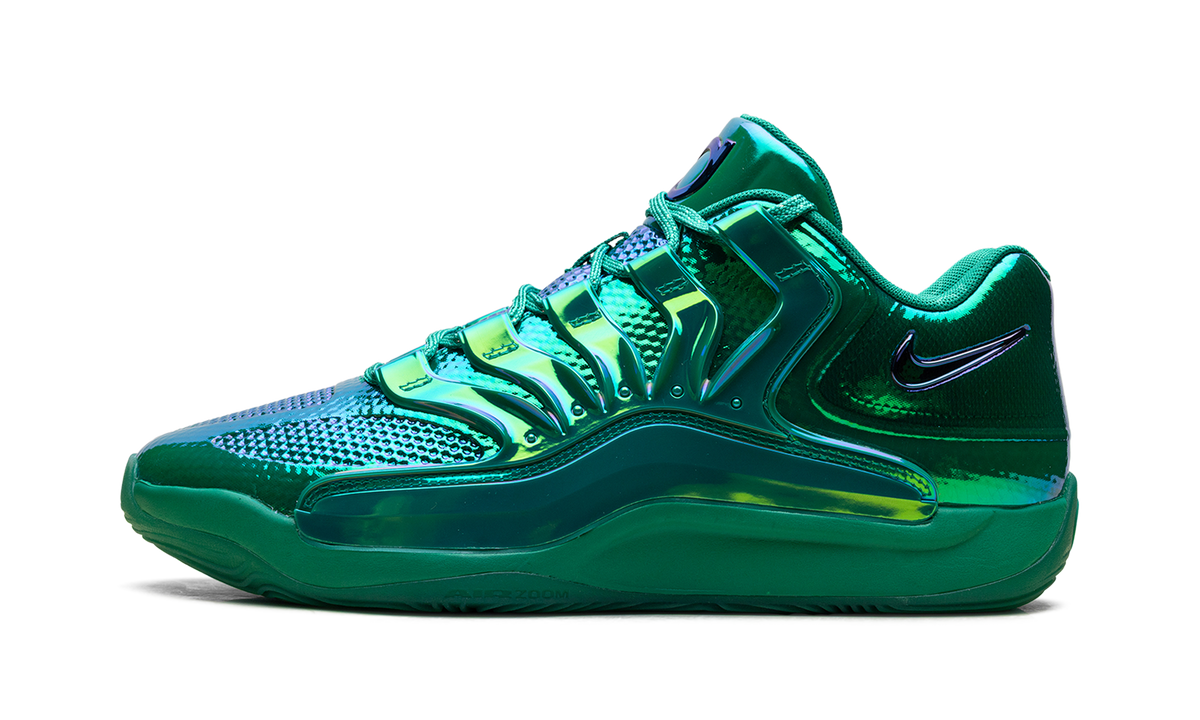 Overkicks - Nike KD 18 LX All-Star Warning Label (IB6682-300 / IB6685-300) - vista lateral