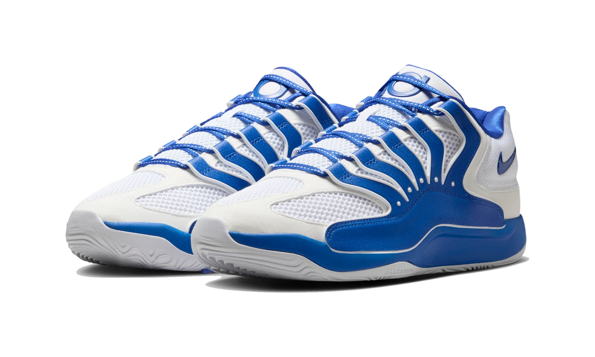 Overkicks - Nike KD 18 TB White Game Royal (IM0634-102) - vista trasera