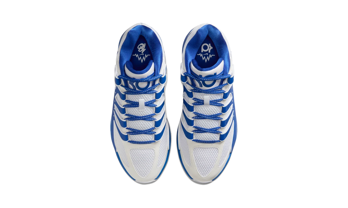 Overkicks - Nike KD 18 TB White Game Royal (IM0634-102) - vista superior