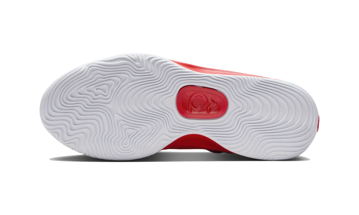 Overkicks - Nike KD 18 TB White University Red (IM0634-104) - par completo