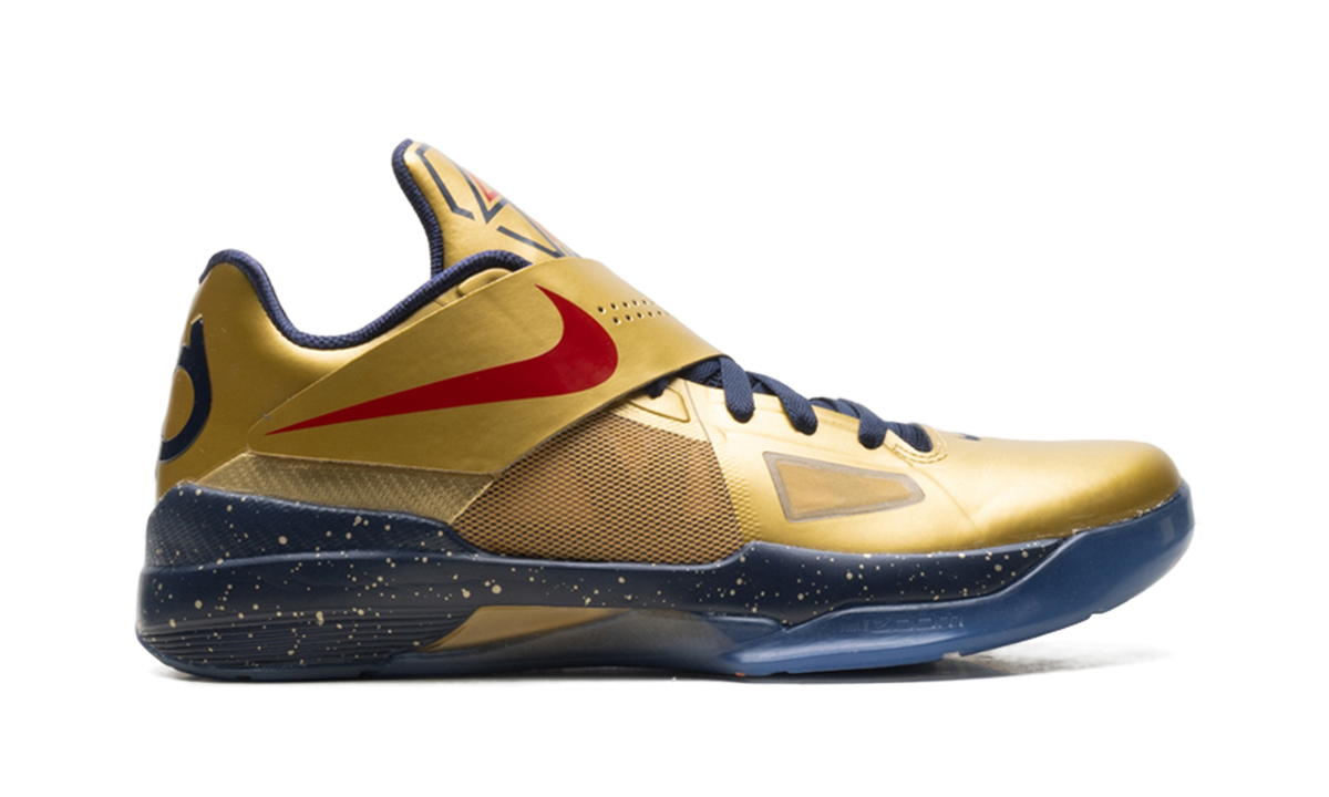 Overkicks - Nike KD 4 Gold Medal (2025) (IB3554-700) - detalle talon