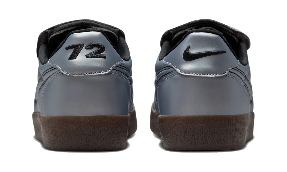 Overkicks - Nike Killshot 2 LTR PRM Tiempo Pack Metallic Cool Grey (IM4842-099) - detalle talon
