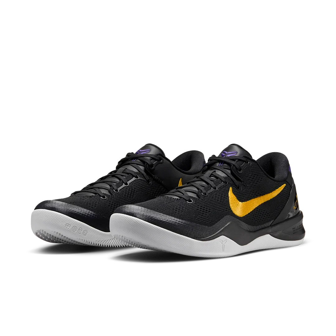 Overkicks - Nike Kobe 8 Protro Lakers Away (HF9550-001) - vista trasera