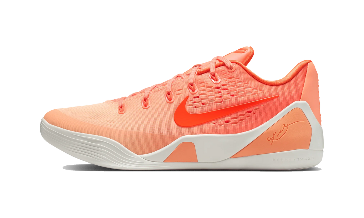 Overkicks - Nike Kobe 9 Low Protro Orange Frost Brilliant Orange Summit White Ice Peach (IM6119-800) - vista lateral