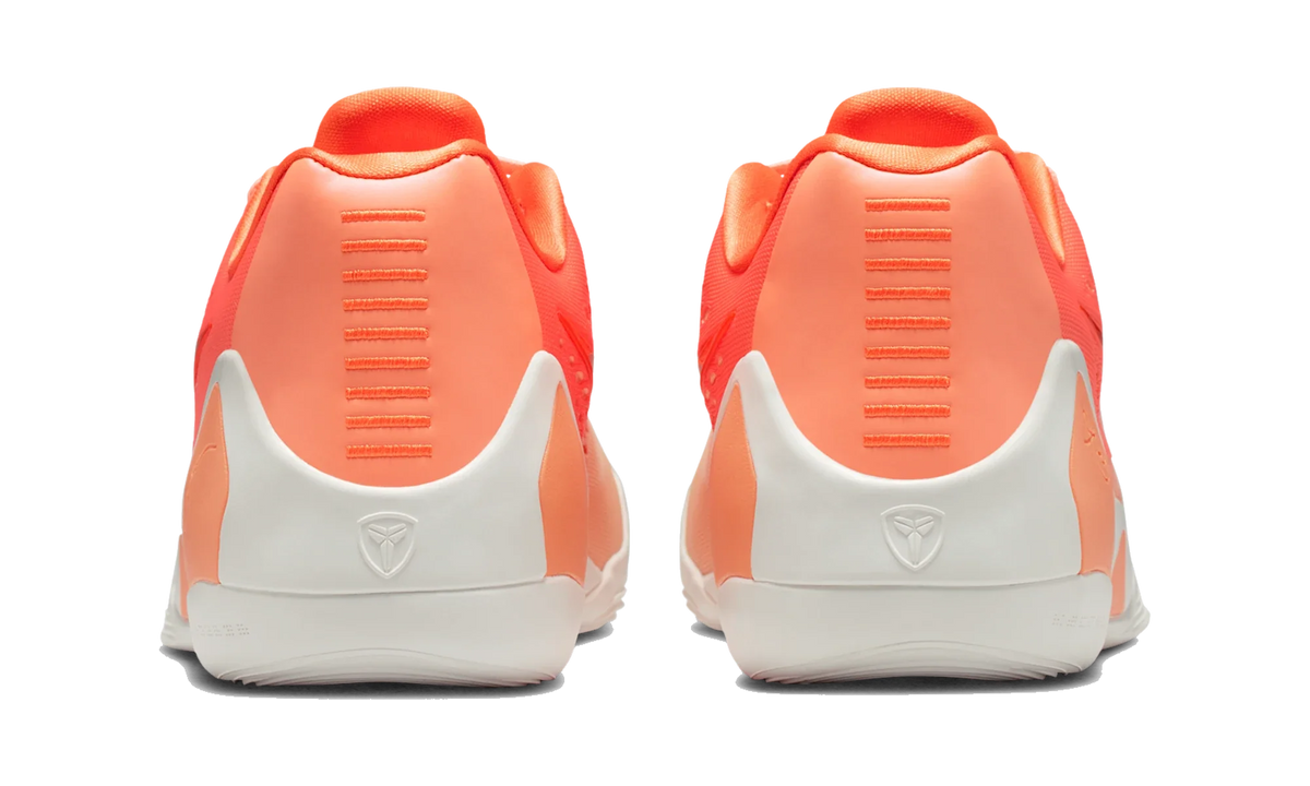 Overkicks - Nike Kobe 9 Low Protro Orange Frost Brilliant Orange Summit White Ice Peach (IM6119-800) - detalle talon