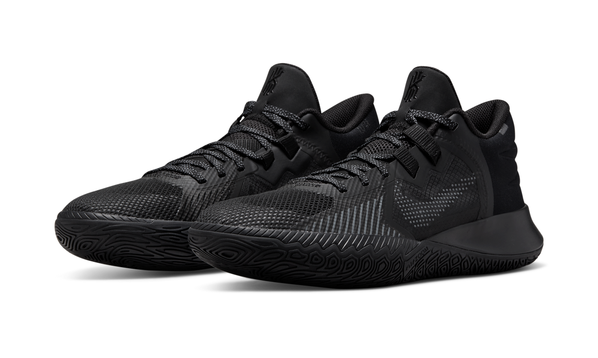 Overkicks - Nike Kyrie Flytrap V Black Black Cool Grey (CZ4100-004) - vista trasera