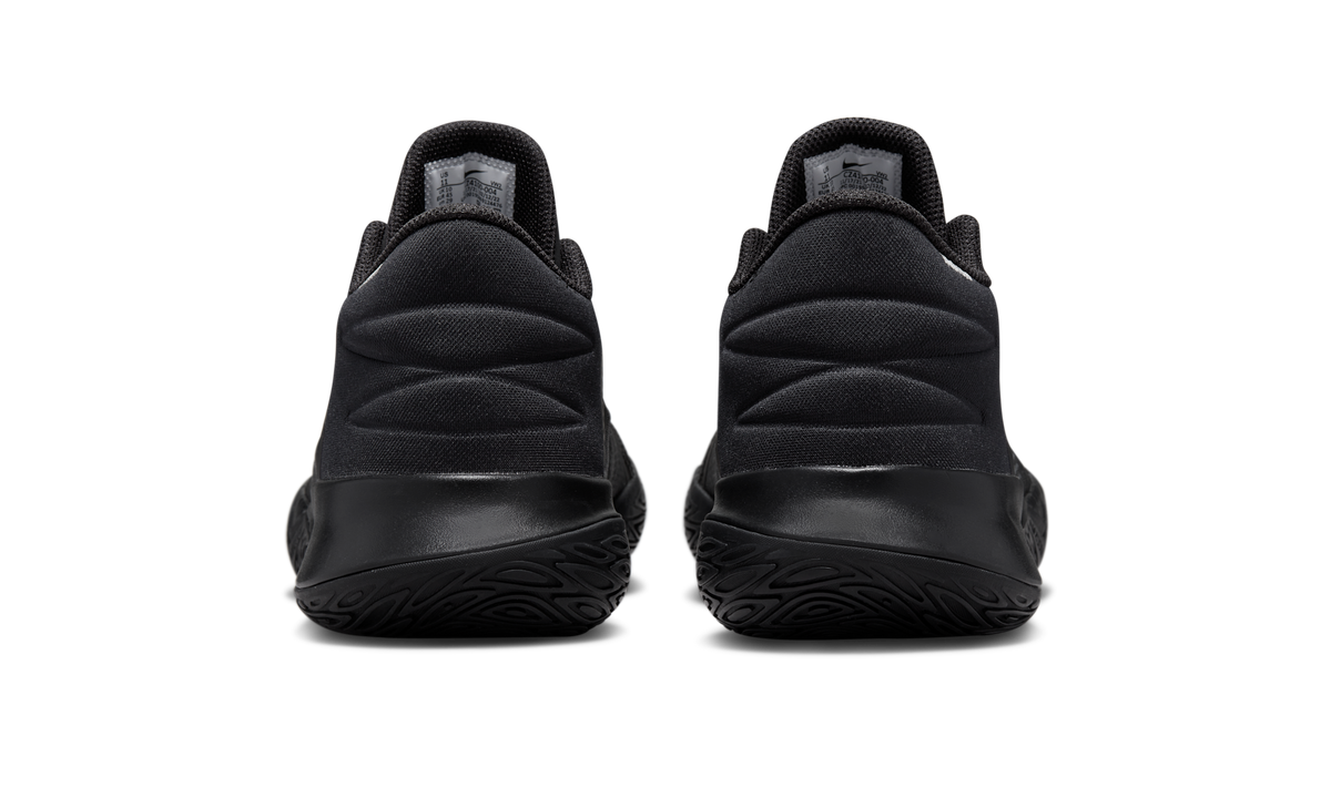 Overkicks - Nike Kyrie Flytrap V Black Black Cool Grey (CZ4100-004) - detalle talon