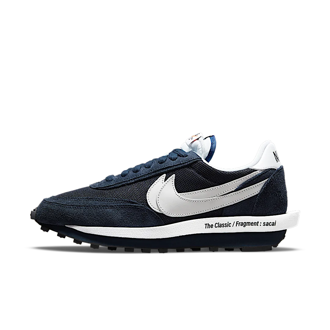 Overkicks - Nike LD Waffle SF sacai Fragment Blue Void (DH2684-400) - vista lateral