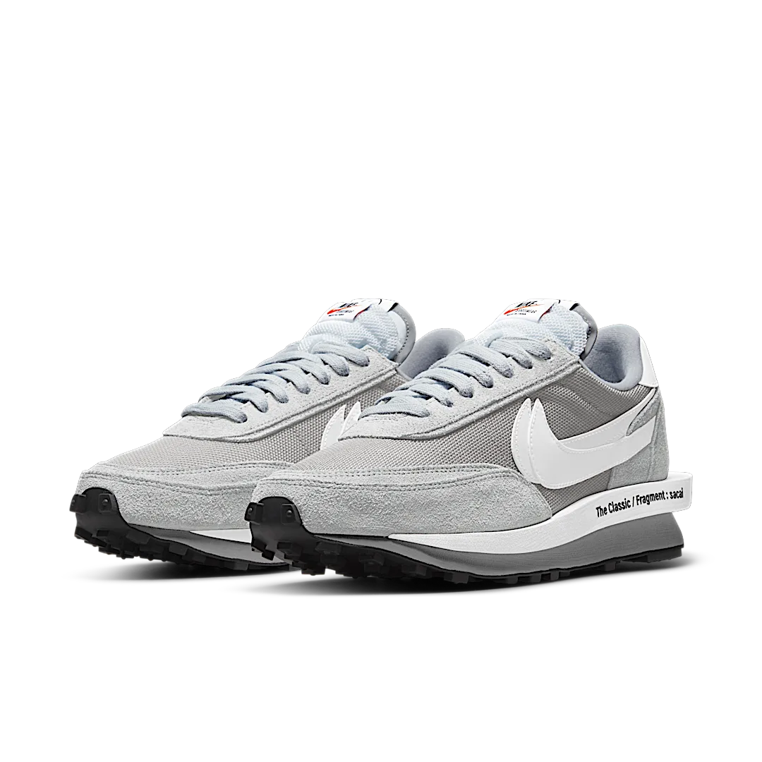 Overkicks - Nike LD Waffle SF sacai Fragment Grey (DH2684-001) - vista trasera