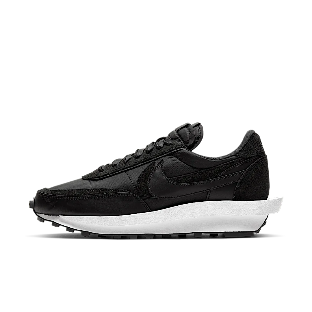 Overkicks - Nike LD Waffle sacai Black Nylon (BV0073-002) - vista lateral