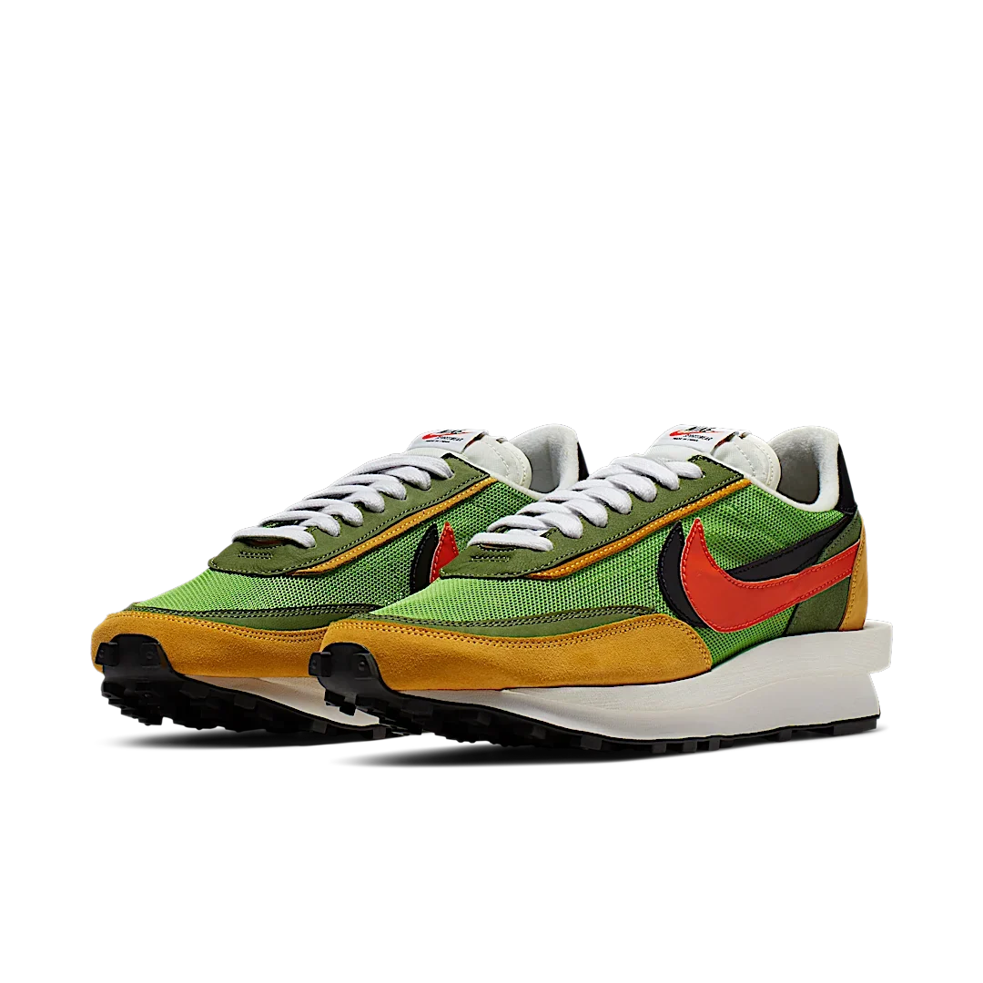 Overkicks - Nike LD Waffle sacai Green Gusto (BV0073-300) - vista trasera