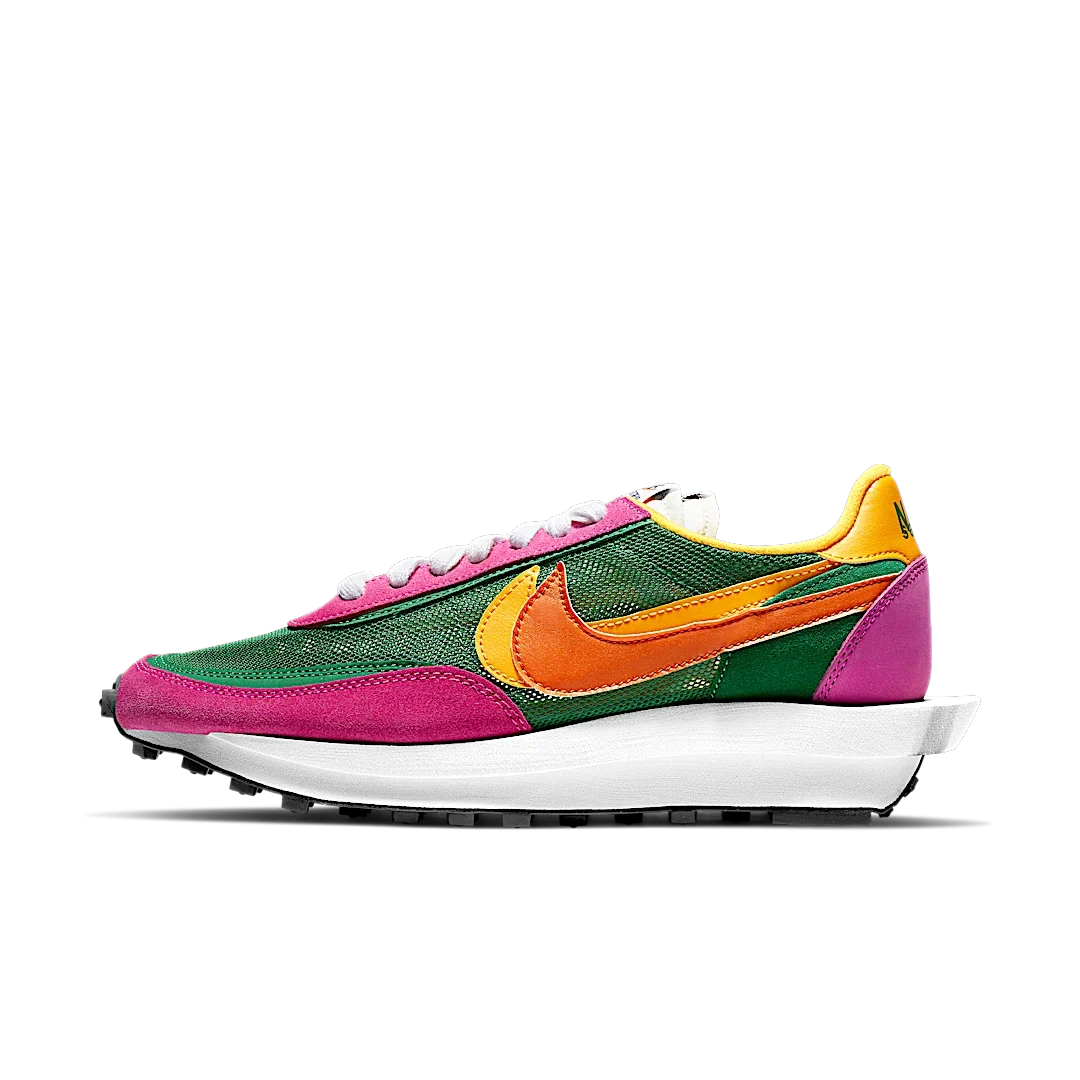 Overkicks - Nike LD Waffle sacai Pine Green (BV0073-301) - vista lateral
