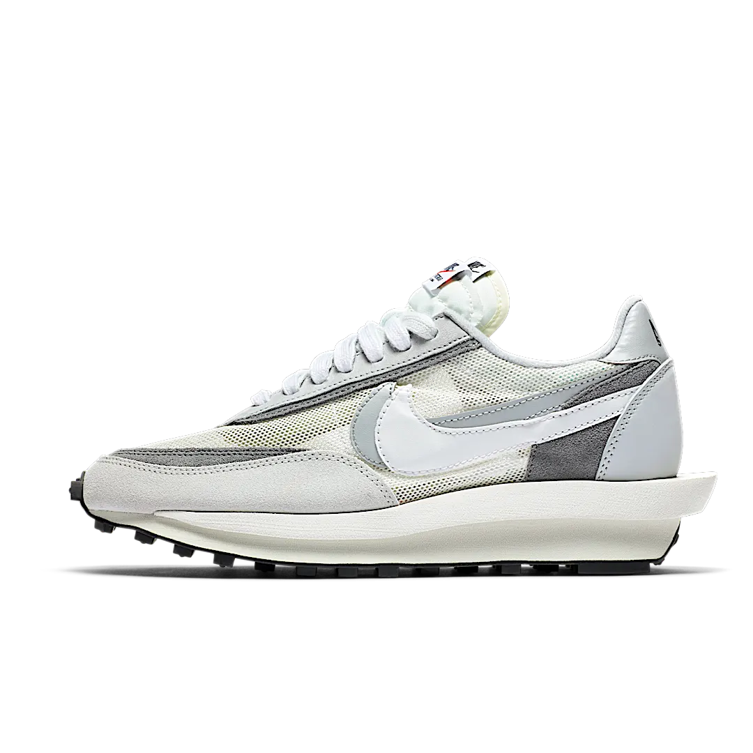 Overkicks - Nike LD Waffle sacai Summit White (BV0073-100) - vista lateral