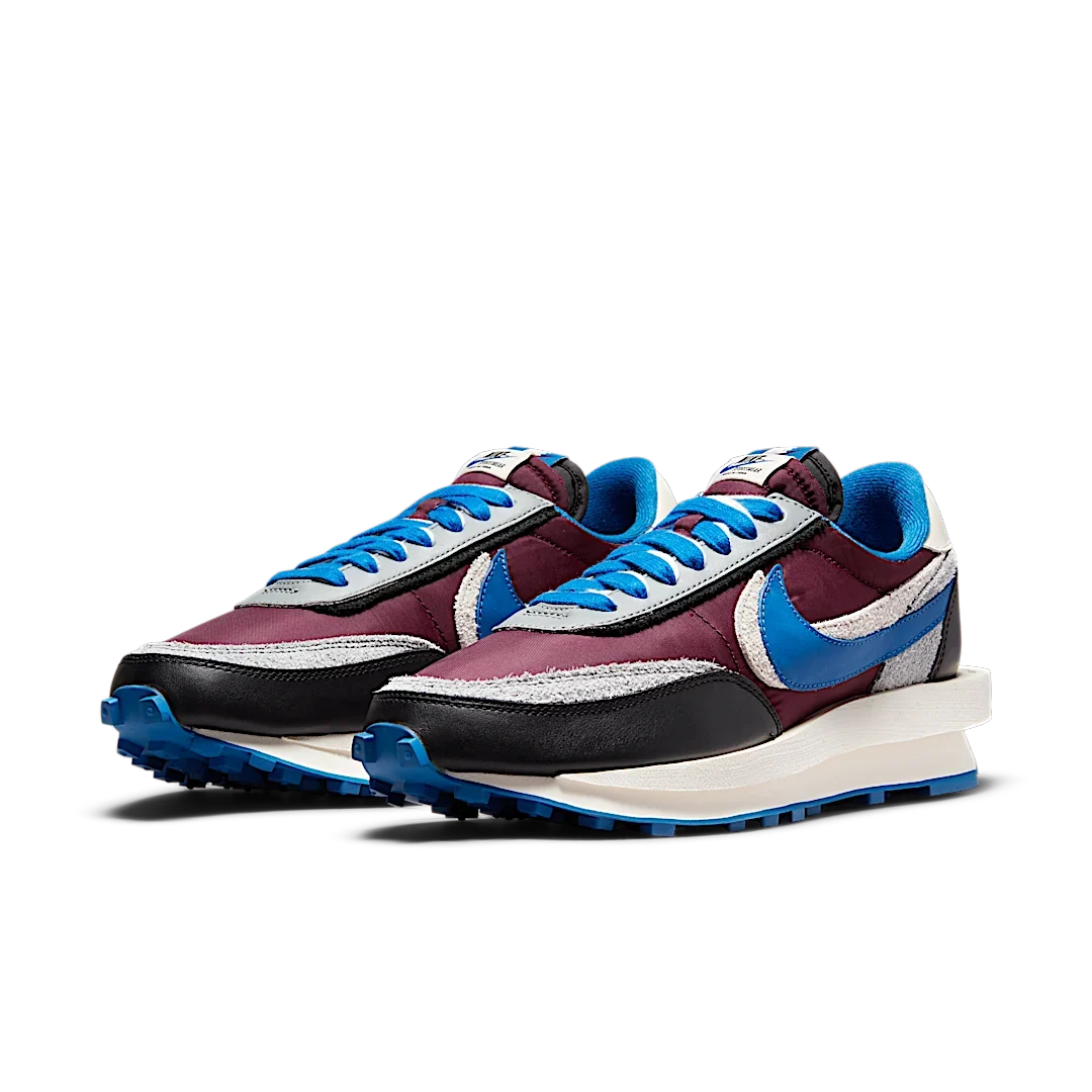 Overkicks - Nike LD Waffle sacai Undercover Night Maroon Team Royal (DJ4877-600) - vista trasera