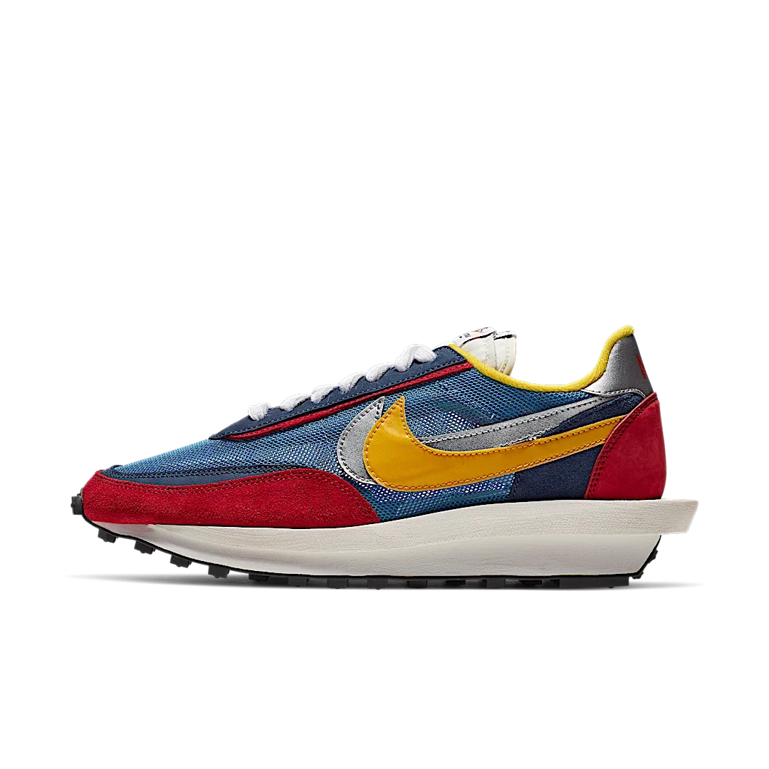 Overkicks - Nike LD Waffle sacai Varsity Blue (BV0073-400) - vista lateral