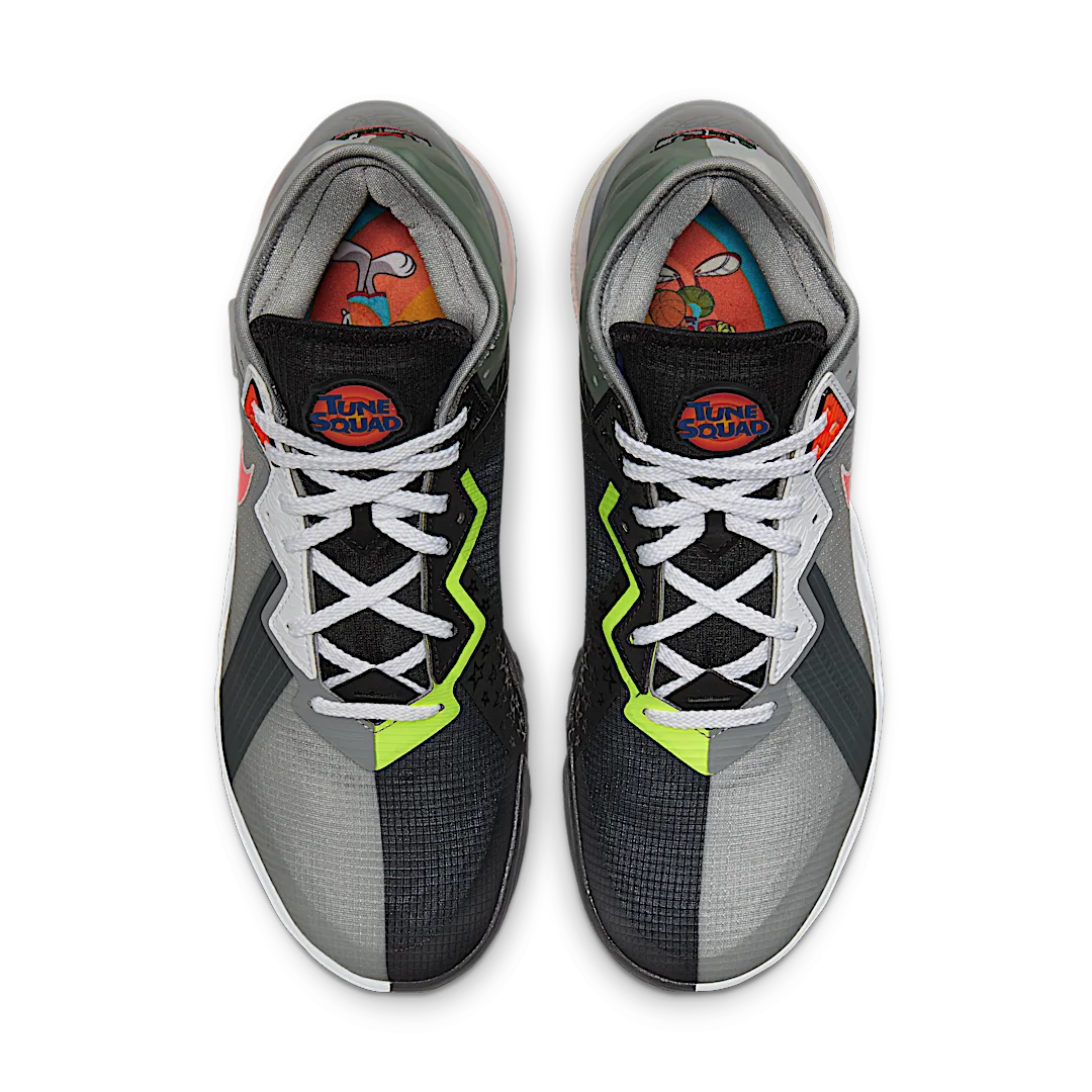 Overkicks - Nike LeBron 18 Low Bugs vs Marvin Space Jam (CV7562-005) - par completo