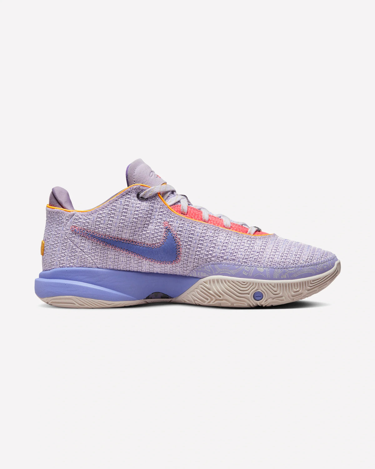 Overkicks - Nike LeBron 20 Violet Frost (DJ5423-500/DJ5422-500) - detalle suela