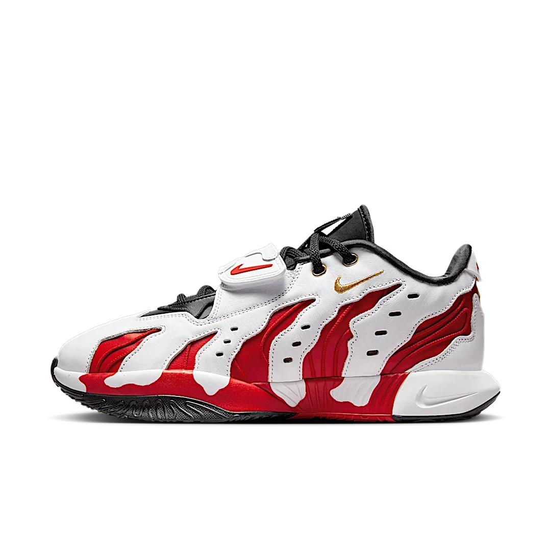 Overkicks - Nike LeBron 21 Prime 96 (HV1221-100/HV1222-100) - vista lateral