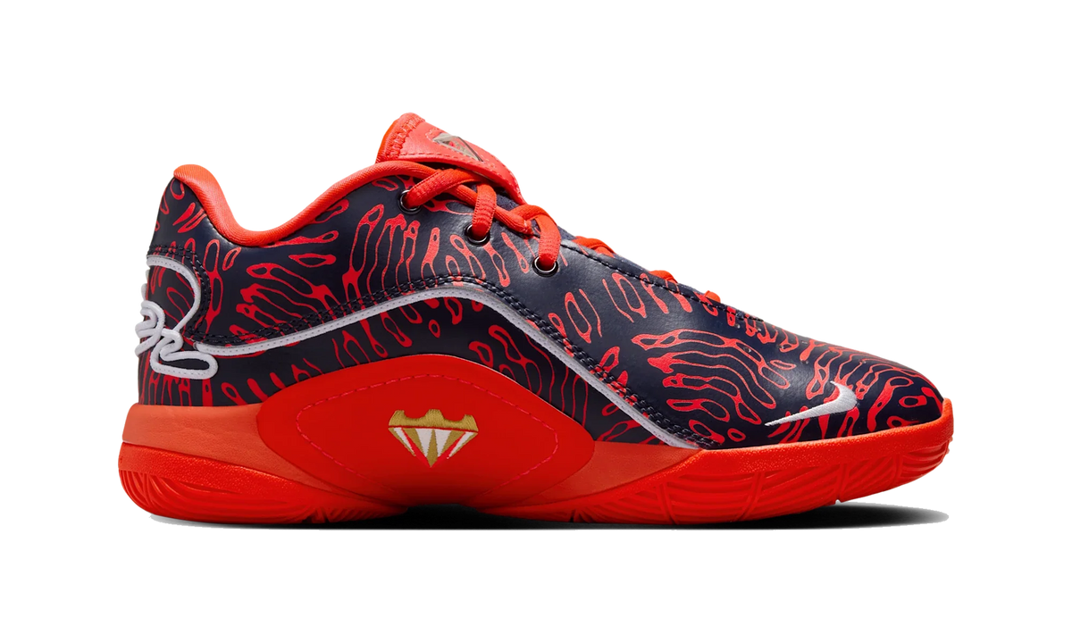 Overkicks - Nike LeBron 22 Bright Crimson Obsidian (GS) (HQ3673-400) - imagen 4