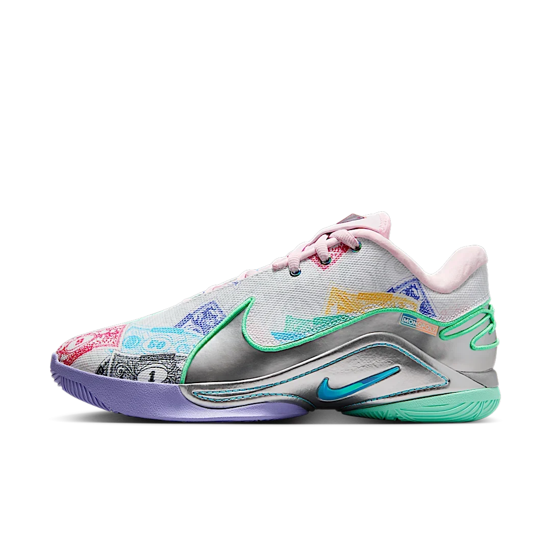 Overkicks - Nike LeBron 22 Monopoly (Solid Outsole) (FZ1099-100/FZ1098-100) - vista lateral