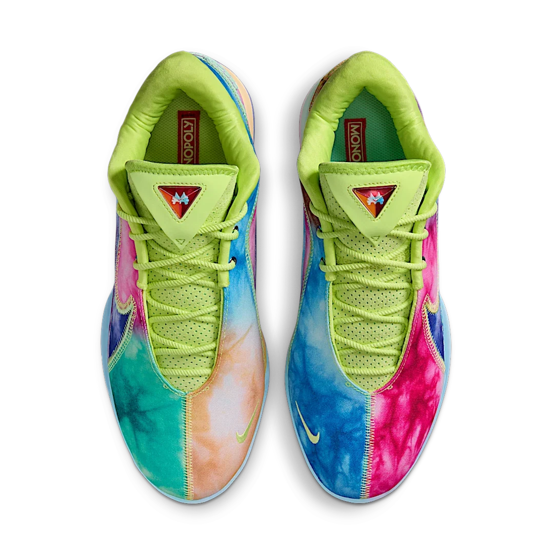 Overkicks - Nike LeBron 22 What the Monopoly Tie-Dye (Translucent Outsole) (HV8080-300) - par completo