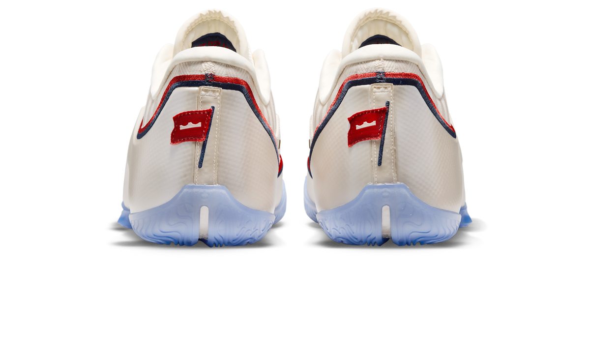 Overkicks - Nike LeBron 23 Old Glory (IB9562-103) - detalle talon