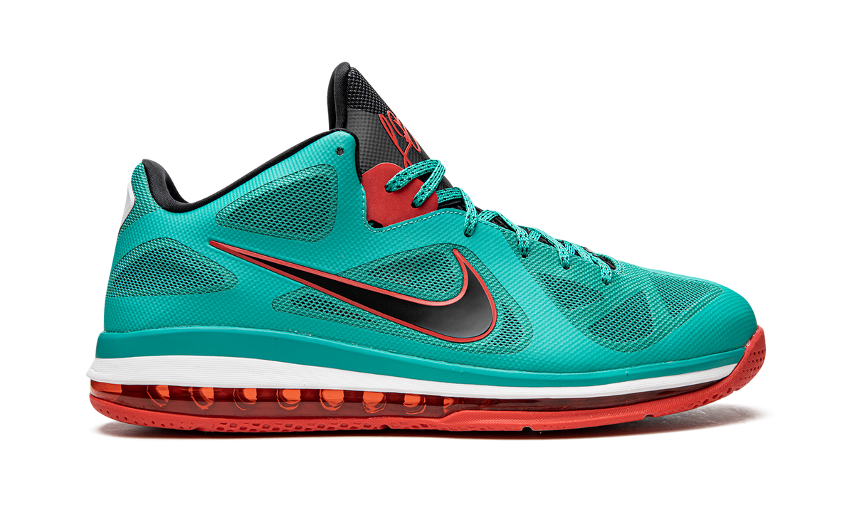 Overkicks - Nike LeBron 9 Low Reverse Liverpool (DQ6400-300) - detalle talon