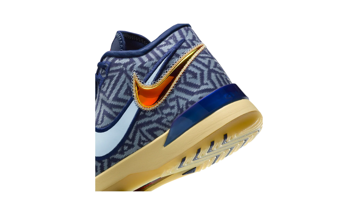 Overkicks - Nike LeBron NXXT Genisus Midnight Navy Soft Yellow Bright Crimson Light Armory Blue (HF0712-401) - detalle