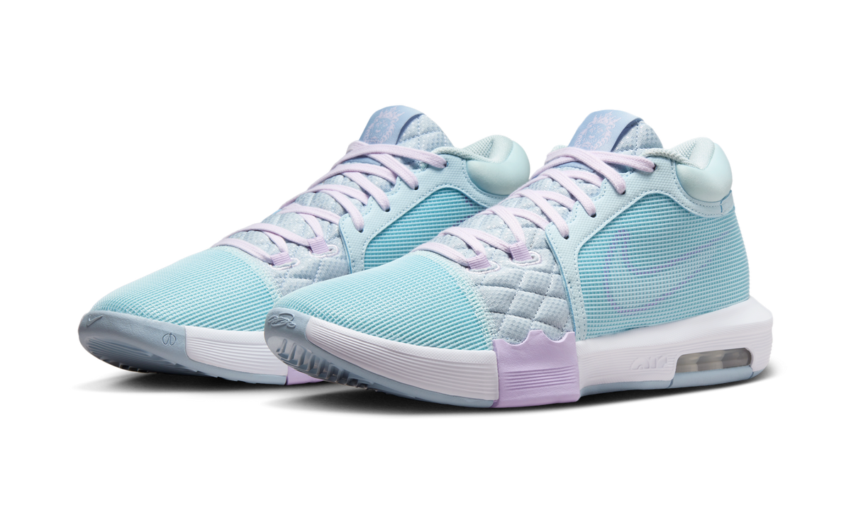 Overkicks - Nike LeBron Witness 8 Easter (FB2239-401 / FB2237-401) - vista trasera