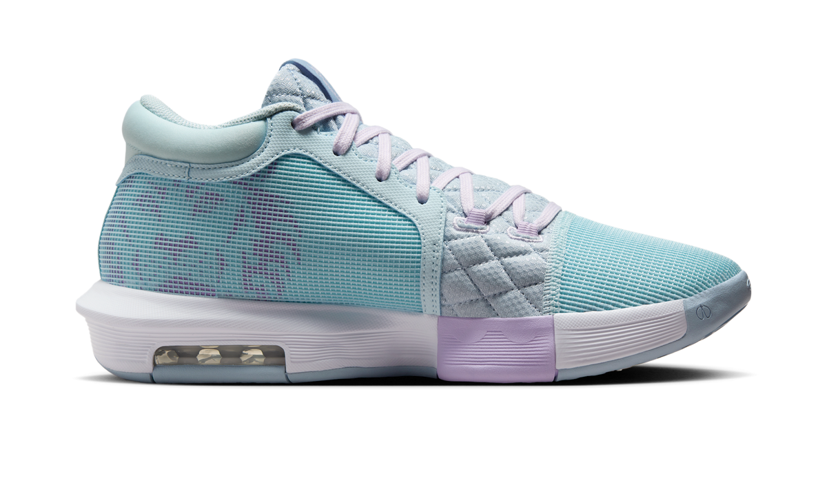 Overkicks - Nike LeBron Witness 8 Easter (FB2239-401 / FB2237-401) - detalle suela