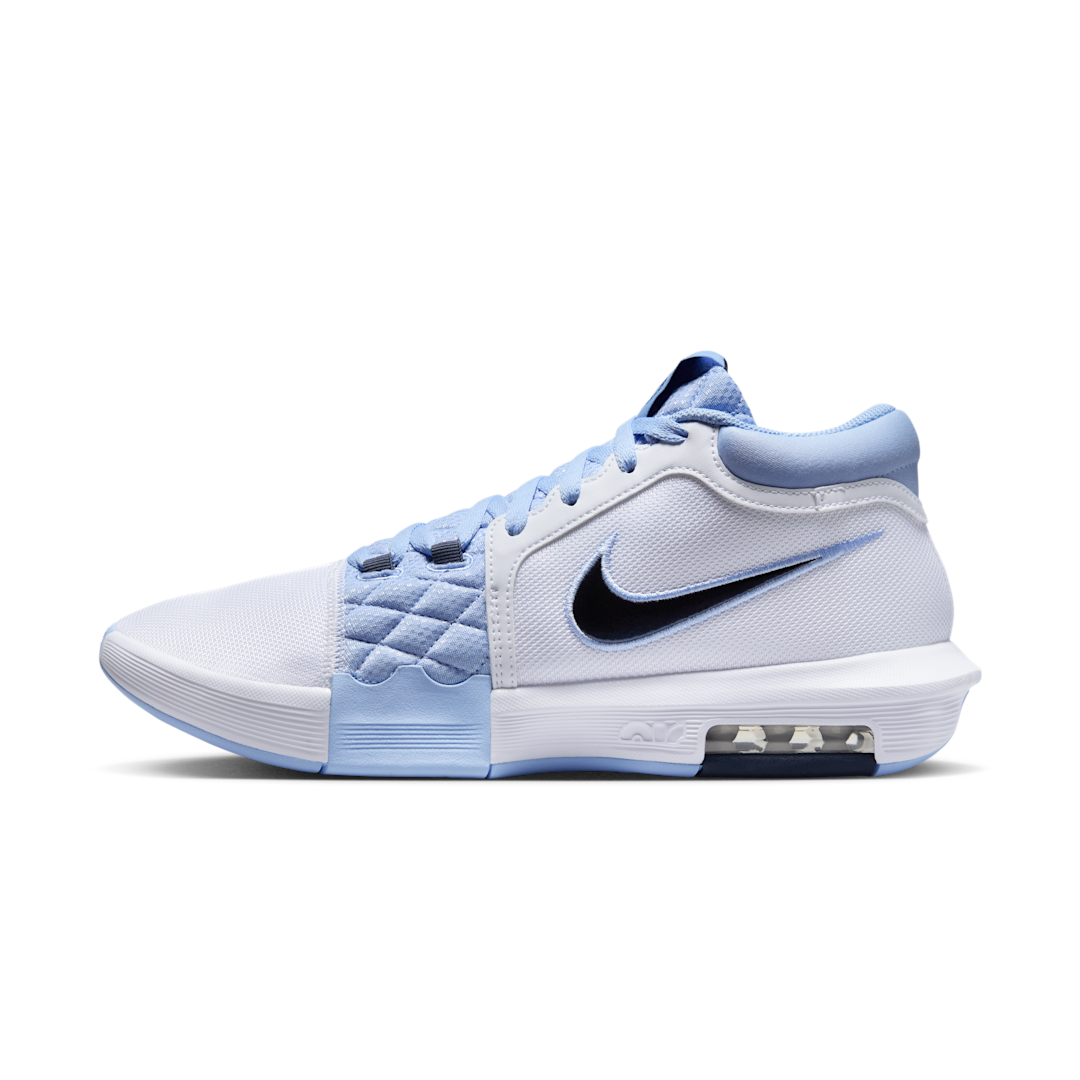 Overkicks - Nike LeBron Witness 8 UNC (HQ2139-100) - vista lateral