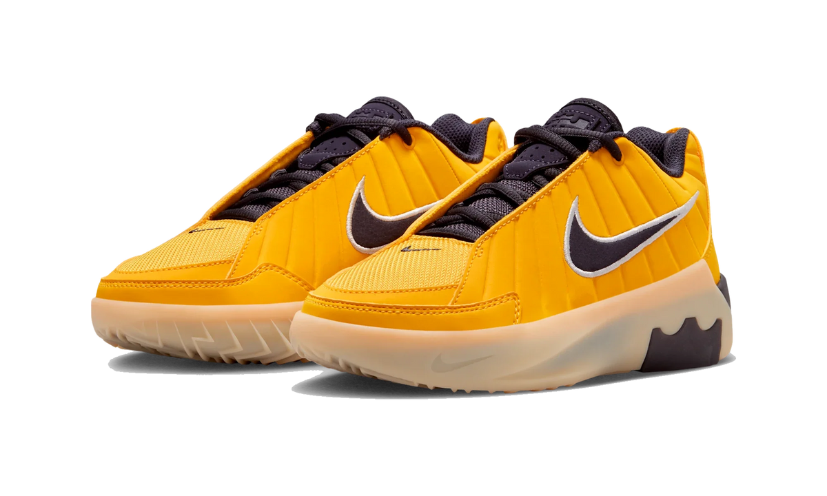 Overkicks - Nike LeBron Witness 9 Amarillo Soft Yellow Cave Purple (GS) (HV2270-700) - imagen 2