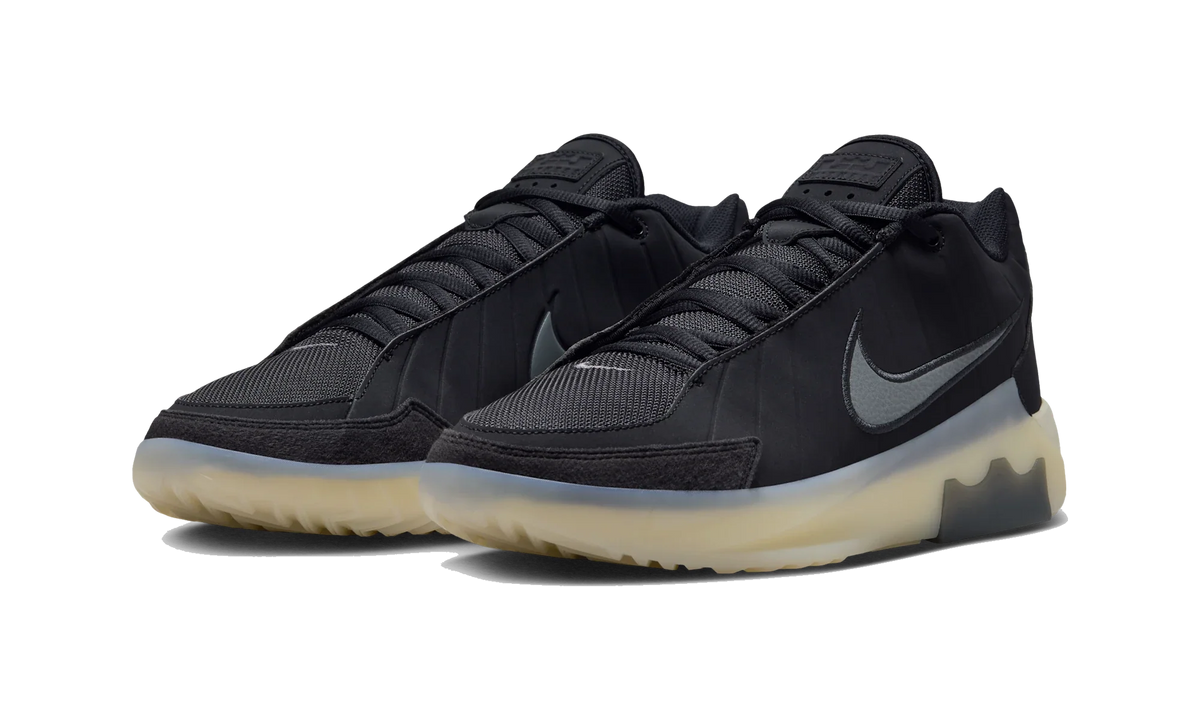 Overkicks - Nike LeBron Witness 9 Black Coconut Milk (Translucent Outsole) (HQ8034-001) - vista trasera