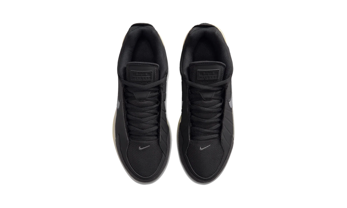 Overkicks - Nike LeBron Witness 9 Black Coconut Milk (Translucent Outsole) (HQ8034-001) - vista superior