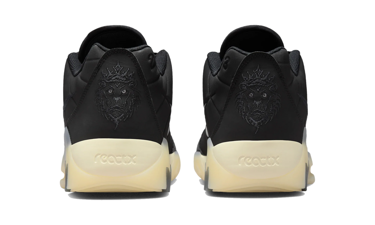 Overkicks - Nike LeBron Witness 9 Black Coconut Milk (Translucent Outsole) (HQ8034-001) - detalle talon