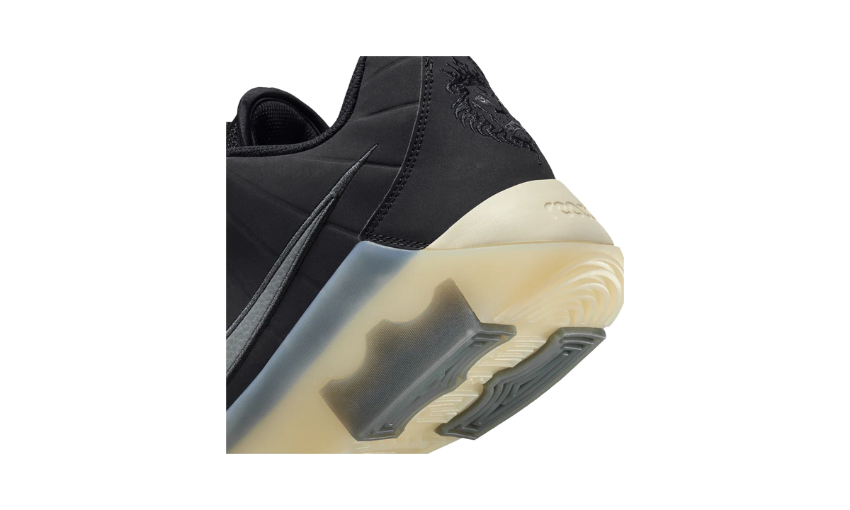 Overkicks - Nike LeBron Witness 9 Black Coconut Milk (Translucent Outsole) (HQ8034-001) - detalle