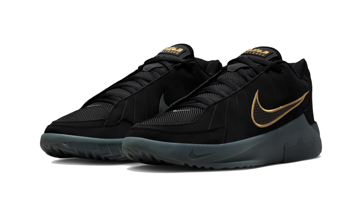 Overkicks - Nike LeBron Witness 9 Black Dark Smoke Grey (Translucent Outsole) (HQ8034-003) - vista trasera