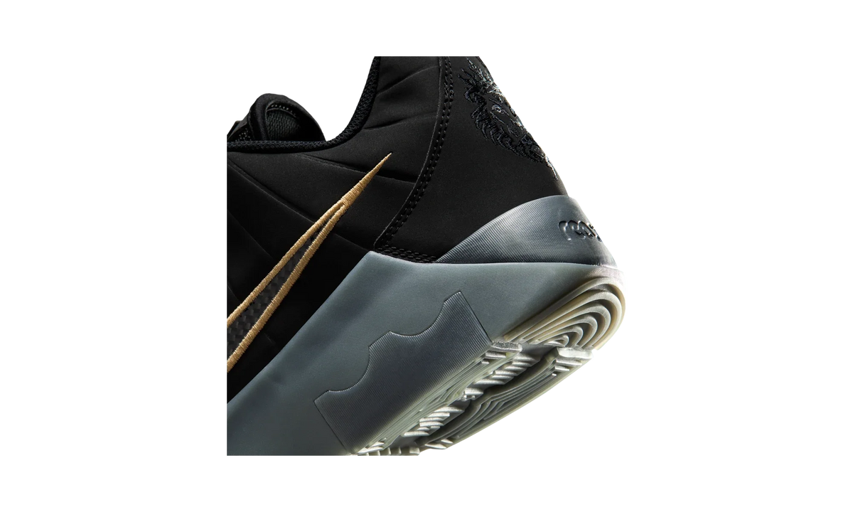 Overkicks - Nike LeBron Witness 9 Black Dark Smoke Grey (Translucent Outsole) (HQ8034-003) - detalle