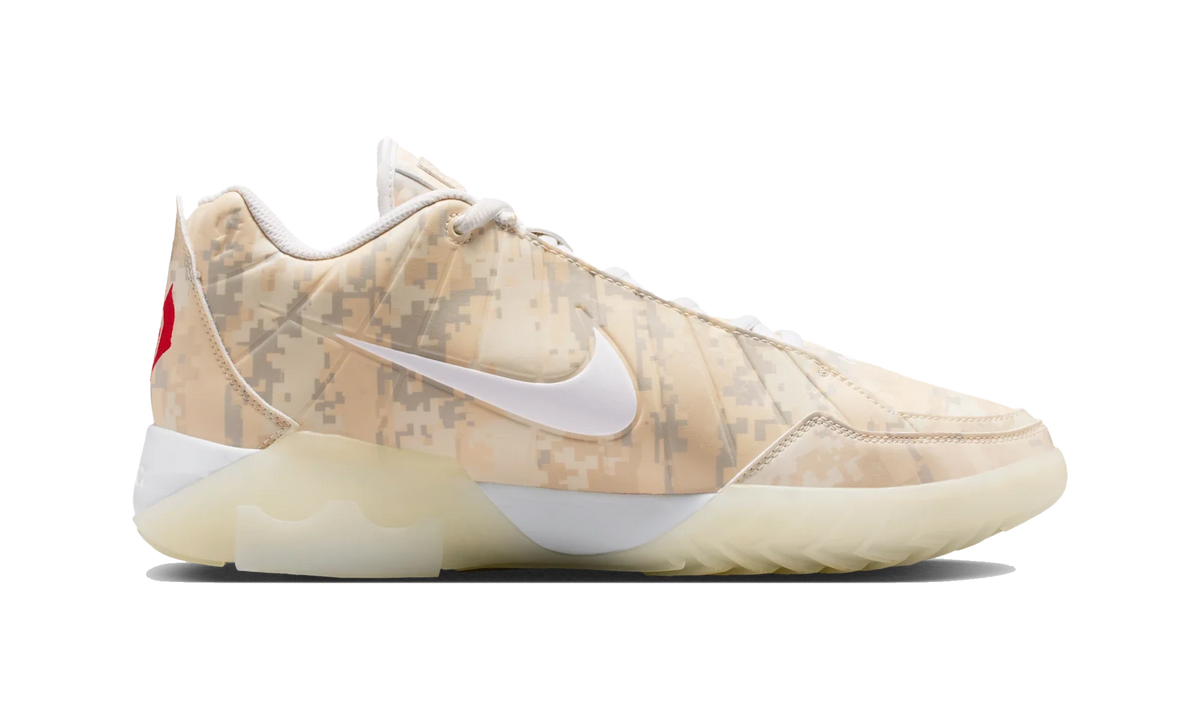 Overkicks - Nike LeBron Witness 9 Bronny James Camo PE (IO7381-100) - detalle suela