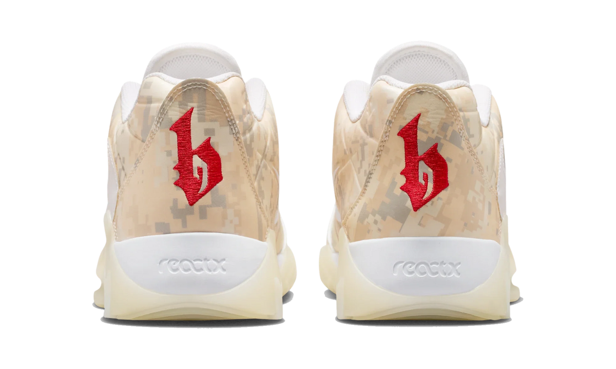 Overkicks - Nike LeBron Witness 9 Bronny James Camo PE (IO7381-100) - detalle talon