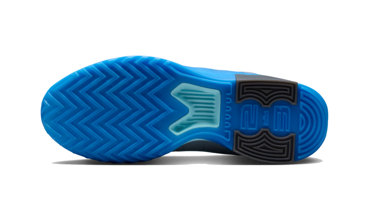 Overkicks - Nike LeBron Witness 9 Cool Grey Aurora Blue (Translucent Outsole) (HQ8034-005) - par completo