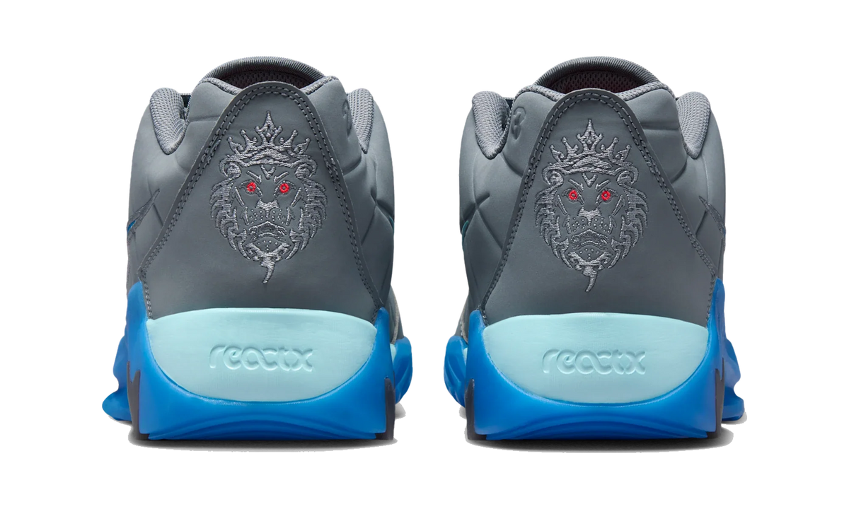 Overkicks - Nike LeBron Witness 9 Cool Grey Aurora Blue (Translucent Outsole) (HQ8034-005) - detalle talon