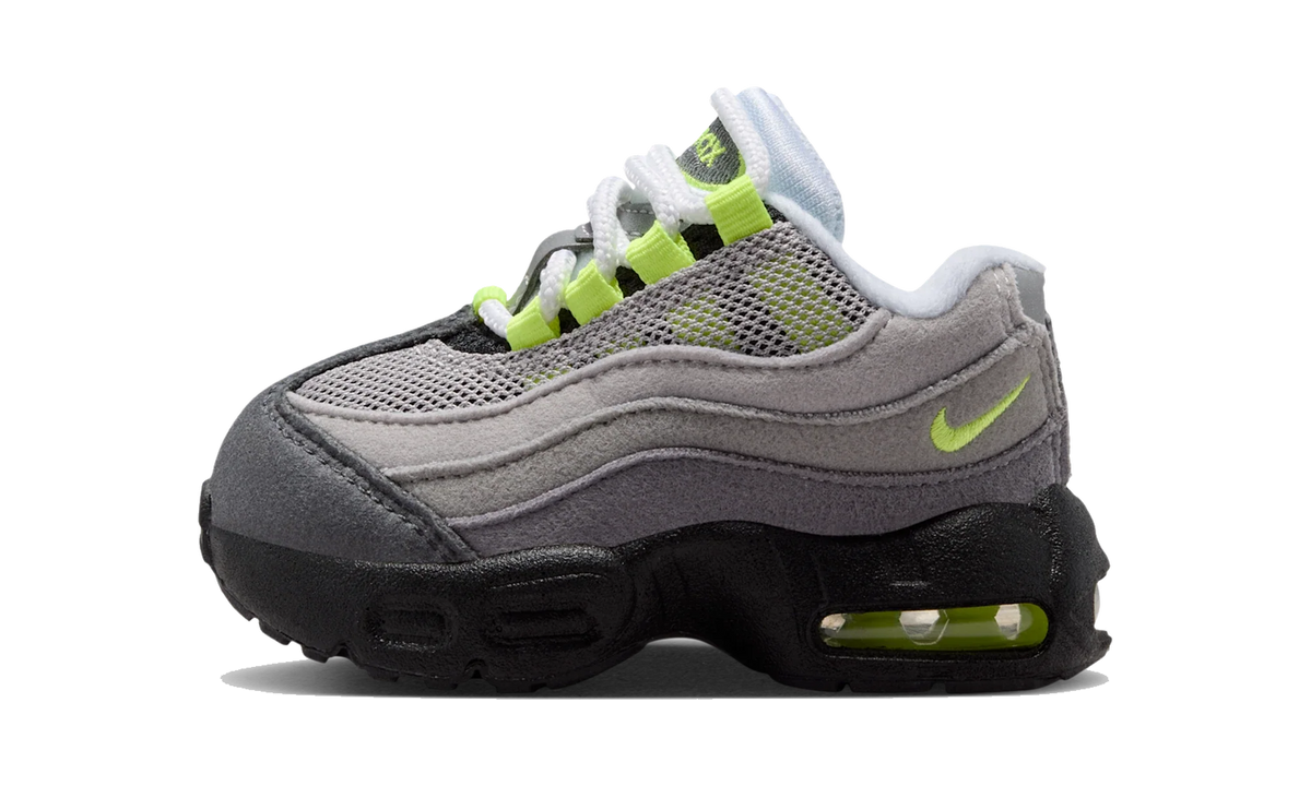 Overkicks - Nike Little Max '95 Neon (2026) (TD) (905462-050) - vista lateral