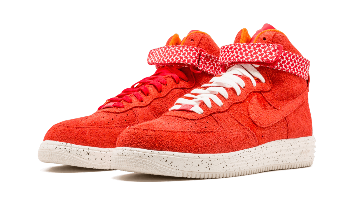 Overkicks - Nike Lunar Force 1 High Undefeated Red (652806-660) - par completo